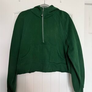 Lululemon Athletica Forest Green Zip-Up